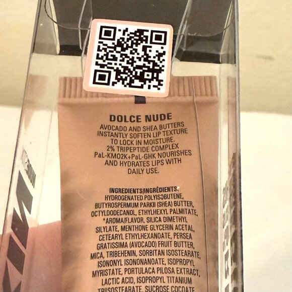 Nudestix Nudeskins Hydrating Peptide Lip Butter Dolce Nude 0.34 oz - Picture 7 of 9